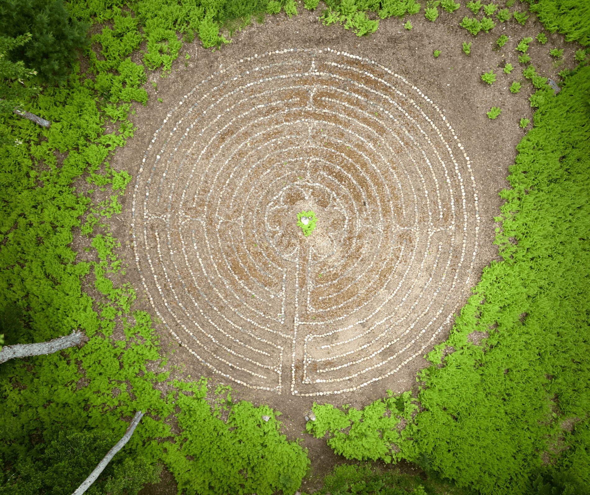 lakeside Chapel Exterior Labyrinth Lakeside Chapel Andrew Chary Architect