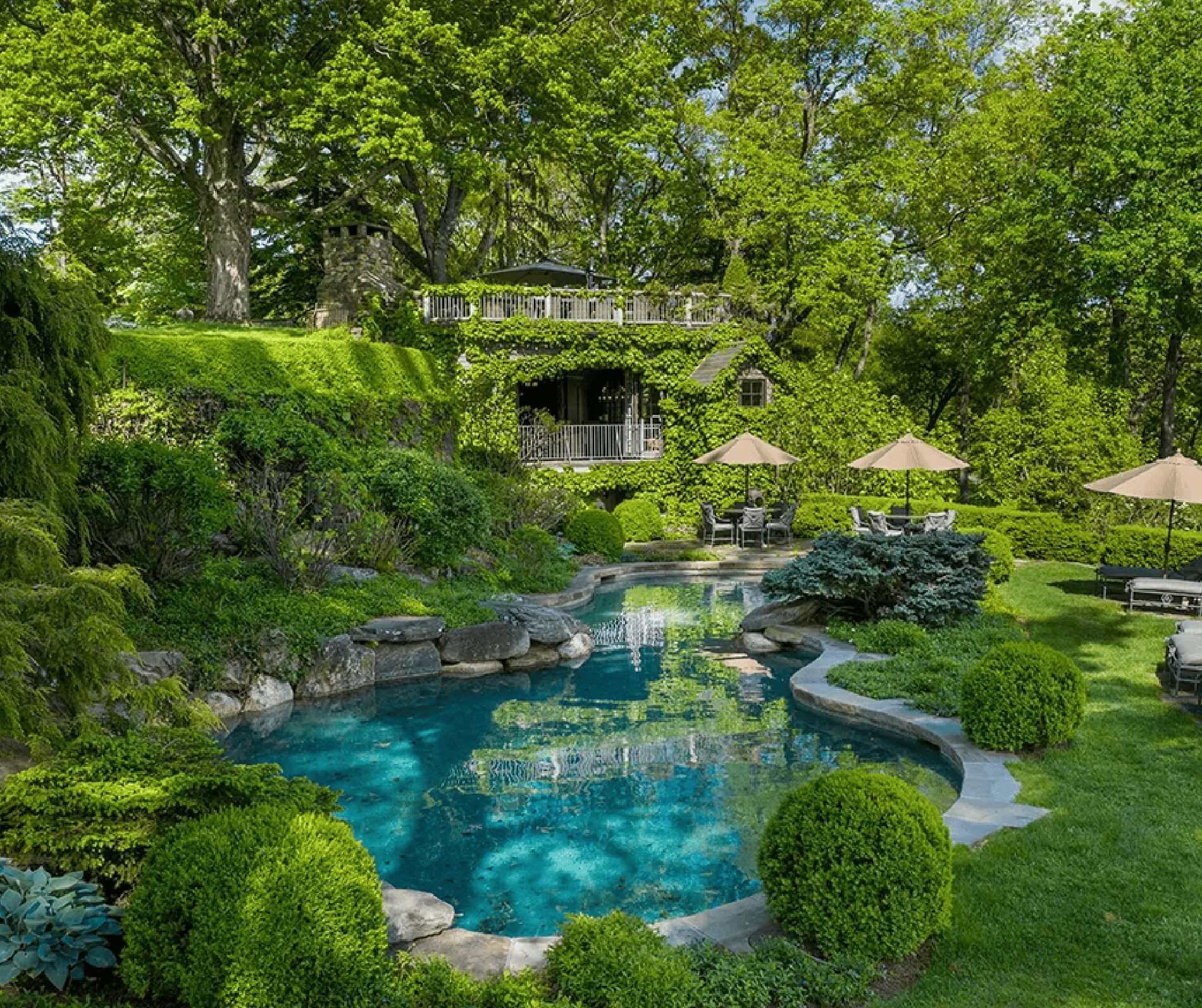 Bedford Corners Property Dubbed Pool And Pool House Rockledge Farm Andrew Chary Architect