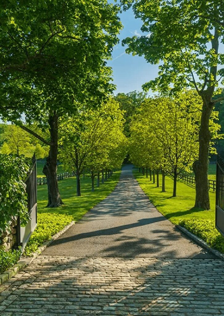 Driveway Rockledge Farm Andrew Chary Architect