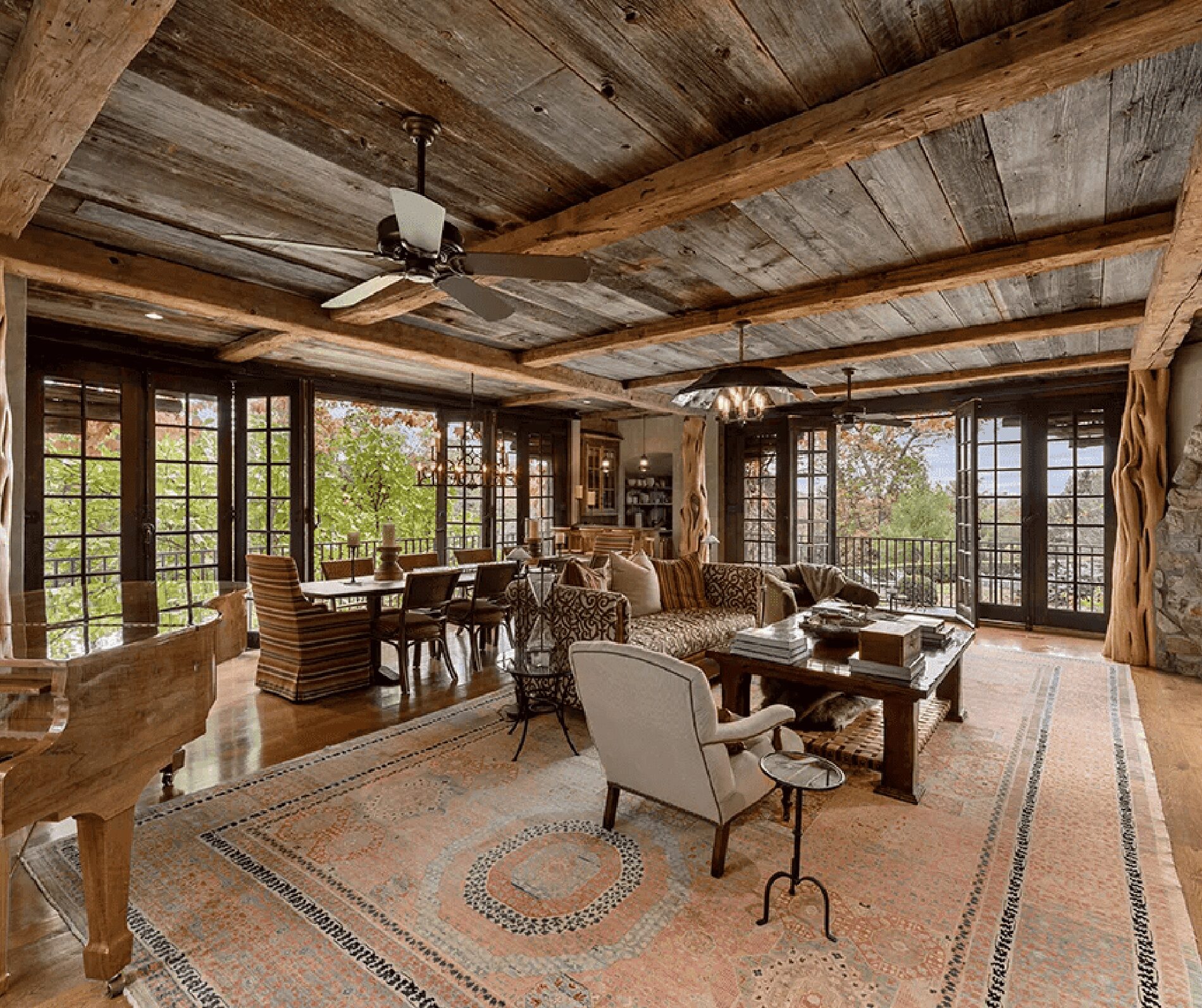 Living Room Rockledge Farm Andrew Chary Architect