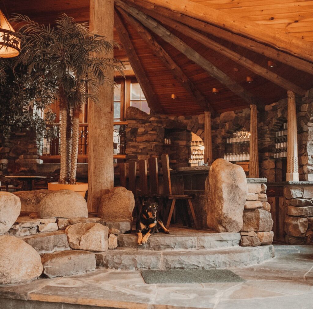 Stone Detail Camp Runamak Andrew Chary Architect